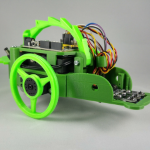 Sigue lineas/obstaculos: Makit, Robot sigue lineas/obstaculos y open tractor Maker.